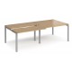 Adapt 1200mm Deep Sliding Top Double Back to Back Bench Desk